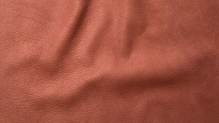 Brown red cattle leather texture background