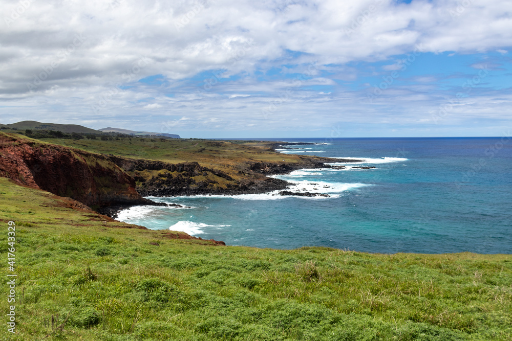 Poster Littoral de l’île de Pâques