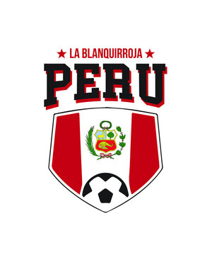 Peru football club graphic design custom typography vector for t-shirt, banner, festival, brand, company, business, logo, fun, gifts, website, in a high resolution editable printable file.
