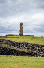 Moaï Ahu Ko Te Riku à Hanga Roa, île de Pâques