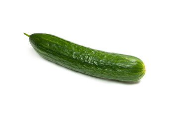 Cucumber isolated on white background.