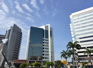 buildings in guayaquil city, sunny day