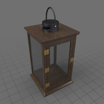 Wooden lantern