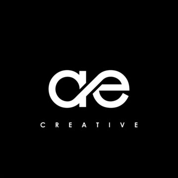 AE Letter Initial Logo Design Template Vector Illustration