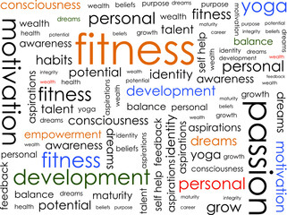 Inspirational Words Background creative pattern 