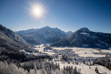 Winterlandschaft in den Alpen © Dieter