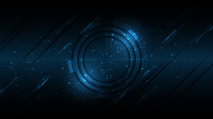 Technology background Hi-tech communication concept innovation abstract background vector illustration
