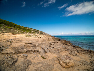 beach at Cala Torta, majorca, balearics, spain