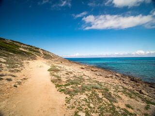 Cala Torta beach in Mallorca, Spain