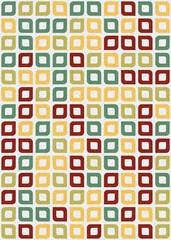 Abstract Geometric Pattern generative computational art illustration