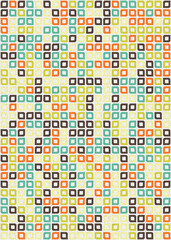 Fototapeta premium Abstract Geometric Pattern generative computational art illustration