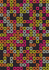 Abstract Geometric Pattern generative computational art illustration