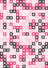 Abstract Geometric Pattern generative computational art illustration