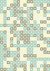 Abstract Geometric Pattern generative computational art illustration