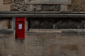 red post box