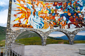 People's Friendship Arch in Gudauri, Georgia