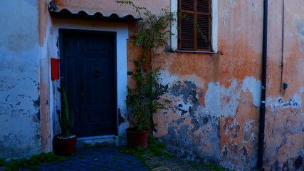 Fototapeta na wymiar village of Porto Maurizio with its historic buildings