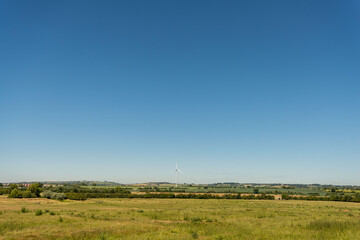 Fototapeta premium wind turbine in the wind
