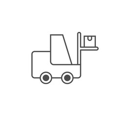forklift icon - From Transportation, Logistics and Machines icon