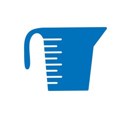 Measuring cup vector icon sign symbol