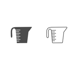 Conveyor outline and filled vector icon sign symbol