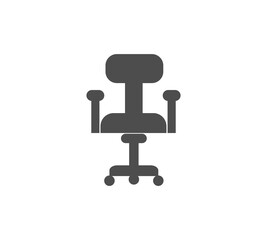 Office armchair icon vector design template