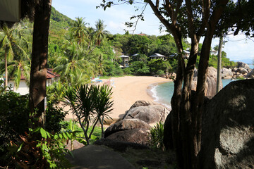 view to the beach in Thailand