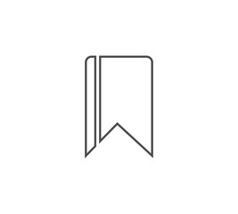 Bookmark vector icon sign symbol