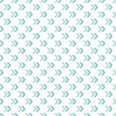 Seamless pattern with blue strokes, arrows on white background.