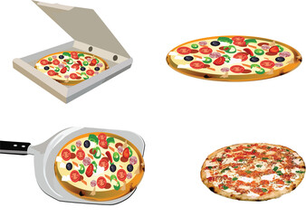 assorted pizzas container assorted pizzas with transport container