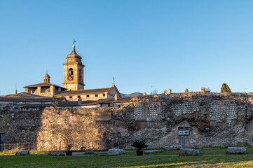 Fototapeta na wymiar landscape of the cathedral of terni