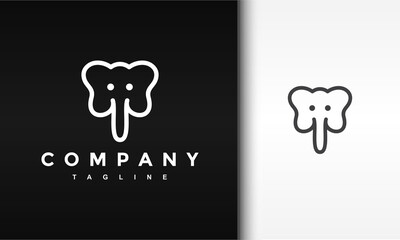 simple elephant logo