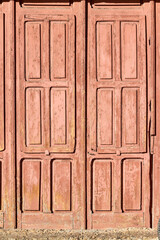 old wooden door