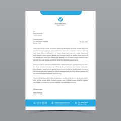 A4 Letterhead Template Vector Design