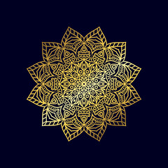 Luxury mandala with floral decorative Background for greeting card and Islam, Arabic, Indian, ottoman motifs template elements