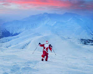 Santa Claus on the Montenegrin ridge, Hoverla