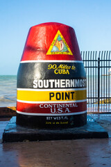 Southernmost Point Marker in Key West, Florida