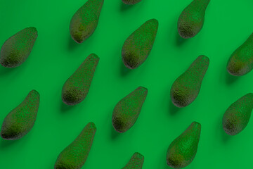 pinkerton avocado flat lay pattern