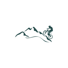 mountain logo icon design