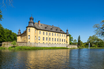 baroque castle dyck dike  germany