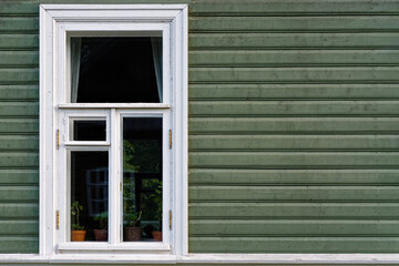 Fototapeta premium Window on the wall.