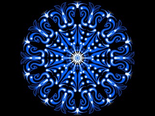 Mandala. Digital art illustration