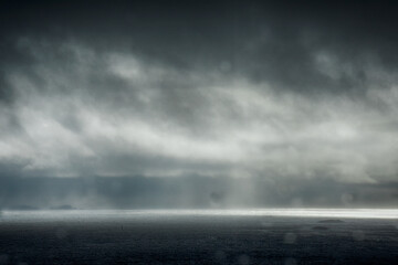 Obraz premium Abstract view over Sitka Sound, Alaska