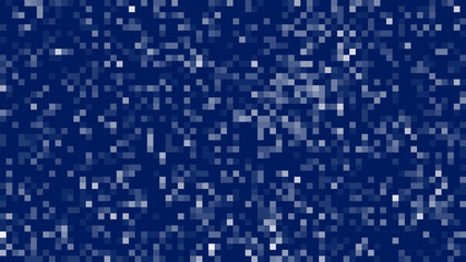 Abstract blue pixel background for website. Mosaic of squares. Vector illustration