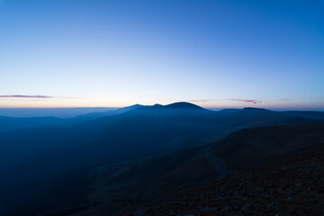 Mountains at Blue Hour