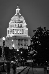 Capitol Building at night - Washington D.C. United Staes of America