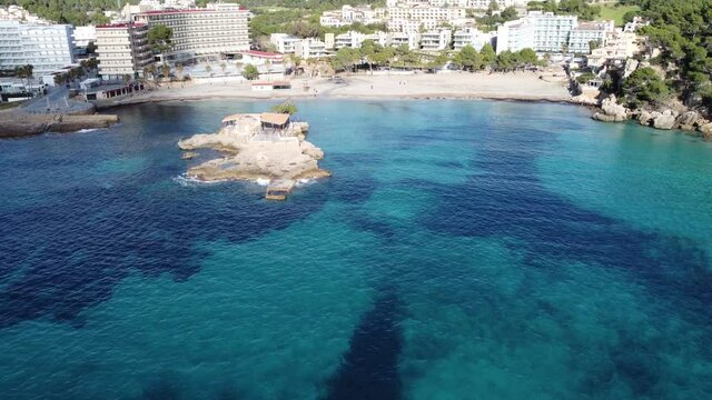 Playa de Camp de Mar, Andratx, Mallorca, Islas Baleares, Espa&ntilde;a, Spain
