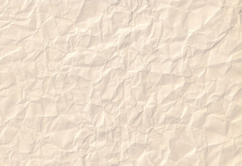 wrinkled paper Brown background texture. Paper texture background, Crumpled paper. Crumpled brown paper