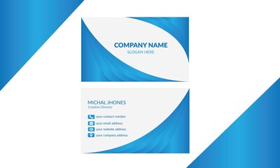 Standard and modern business card design