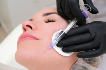 Cosmetic injections for skin rejuvenation.